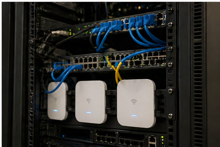 Infraestrutura de rede Wi-Fi escolar